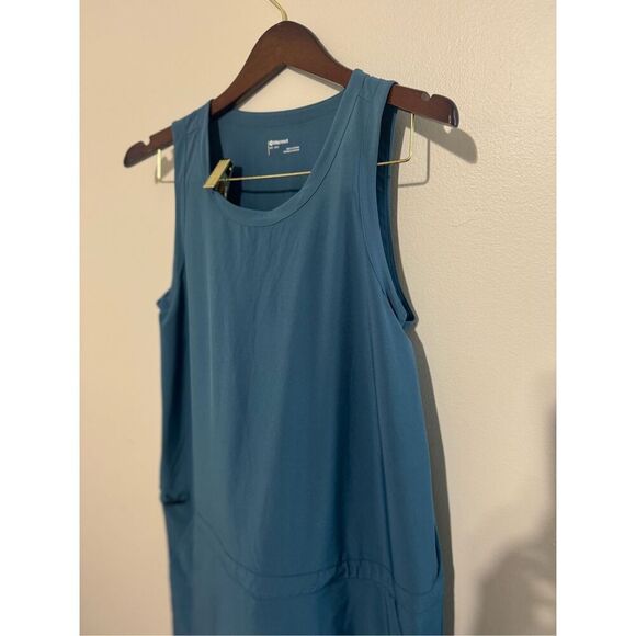 Marmot Elda Dress Dusty Teal Blue Women's Large Outdoors Hiking Althetic UPF 30 - Picture 6 of 13